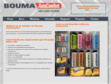Tablet Screenshot of bouma-autocomfort.nl